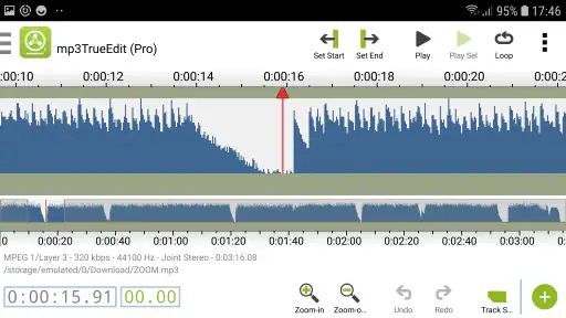 mp3TrueEdit touch Audio Editor screenshot 8