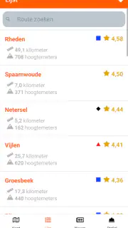 MTBroutes - Alle NL MTB routes screenshot 2