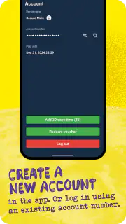 Mullvad VPN screenshot 2