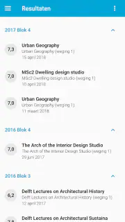 My TU Delft screenshot 5