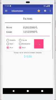 Nagel organisator screenshot 5