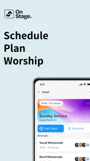 OnStage: Worship Team Planner screenshot 1