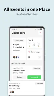 OnStage: Worship Team Planner screenshot 2