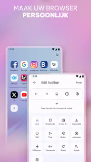 Opera-browser met VPN screenshot 2