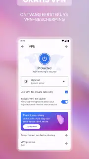 Opera-browser met VPN screenshot 3