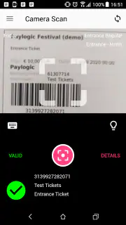 Paylogic Scanning screenshot 4