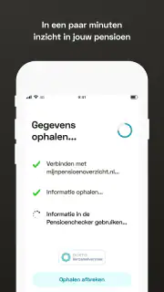 Pensioenchecker screenshot 2