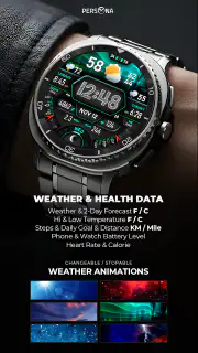 PER017 Digital Watch Face screenshot 3