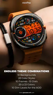 PER12 Digital Watch Face screenshot 2