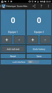 Petanque: Score Marker screenshot 1