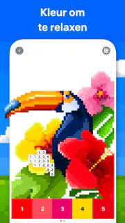 Pixel Art - Kleuren op nummer screenshot 1
