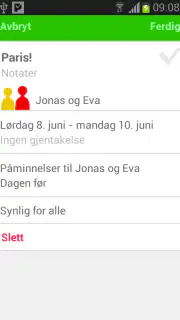 PlenoFamilie: gedeelde agenda screenshot 3