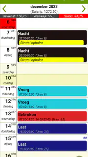 PloegenDienst agenda (FlexR) screenshot 4