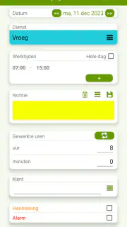 PloegenDienst agenda (FlexR) screenshot 6