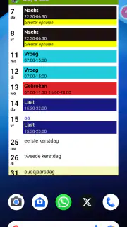 PloegenDienst agenda (FlexR) screenshot 8