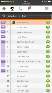 POULES.COM screenshot 2