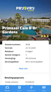 Prijsvrij Vakanties screenshot 1