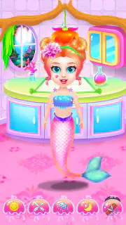 Princess Mermaid At Hair Salon screenshot 5