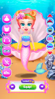 Princess Mermaid At Hair Salon screenshot 8