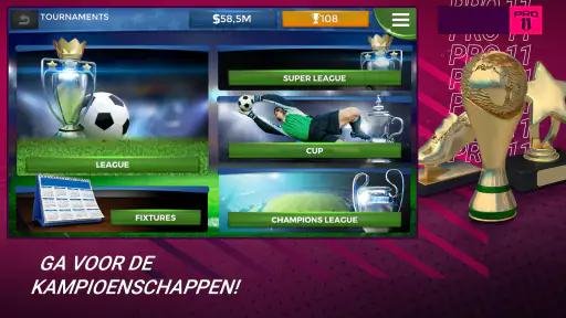 Pro 11 - Football Manager Game screenshot 5