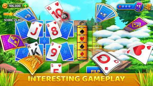 Pyramid Solitaire - Farm Trip screenshot 8