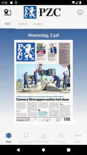 PZC - Digitale krant screenshot 1