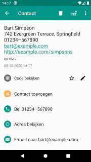 QR- en barcodescanner screenshot 3