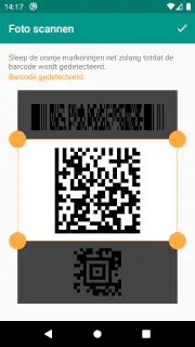 QR- en barcodescanner screenshot 4