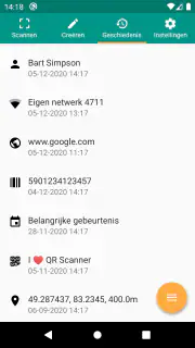 QR- en barcodescanner screenshot 5