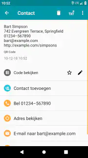 QR- en barcodescanner Pro screenshot 2