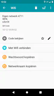 QR- en barcodescanner Pro screenshot 7