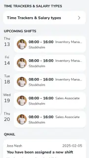 Quinyx Mobile screenshot 1