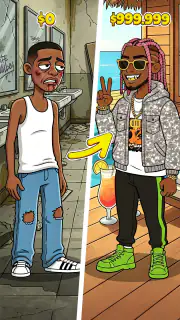 Rap Star:Idle Clicker screenshot 3
