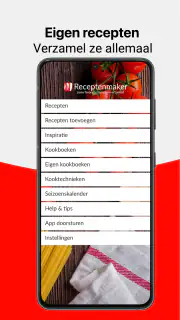 Receptenmaker – jouw kookboek screenshot 5