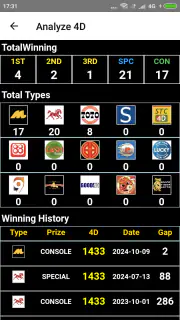 Result 4D Live History 4D screenshot 4