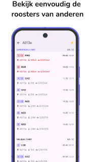 Roosterinfo screenshot 2