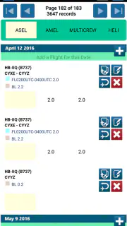 Safelog Pilot Logbook screenshot 2