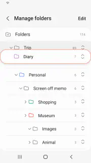Samsung Notes screenshot 2