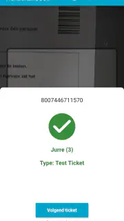 Scan App - Ticketkantoor screenshot 1