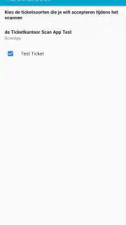 Scan App - Ticketkantoor screenshot 2