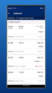 ScotRail Train Times & Tickets screenshot 2