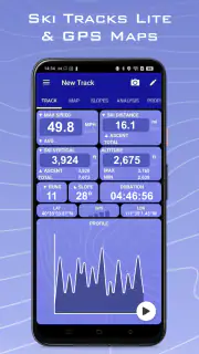 Ski Tracks Lite & GPS Maps screenshot 1