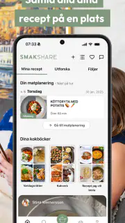 SmakShare – Recept & Mat screenshot 1