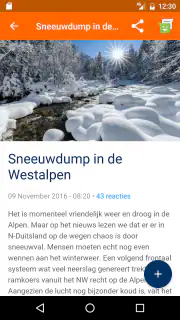 Sneeuwhoogte.nl screenshot 5