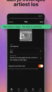 SoundCloud - Muziek en Liedjes screenshot 6