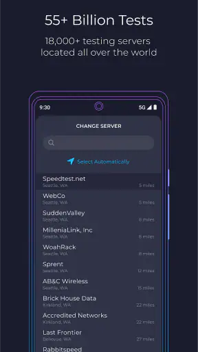 Speedtest door Ookla screenshot
