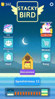 Stacky Bird: Leuk eierspel screenshot 1