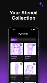 Stencil AI - Tattoo Stencils screenshot 4