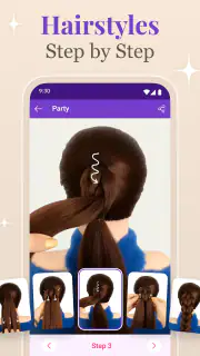 Step by Step Hairstyle App screenshot 3