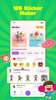 Stickki: WA Sticker Maker App screenshot 1